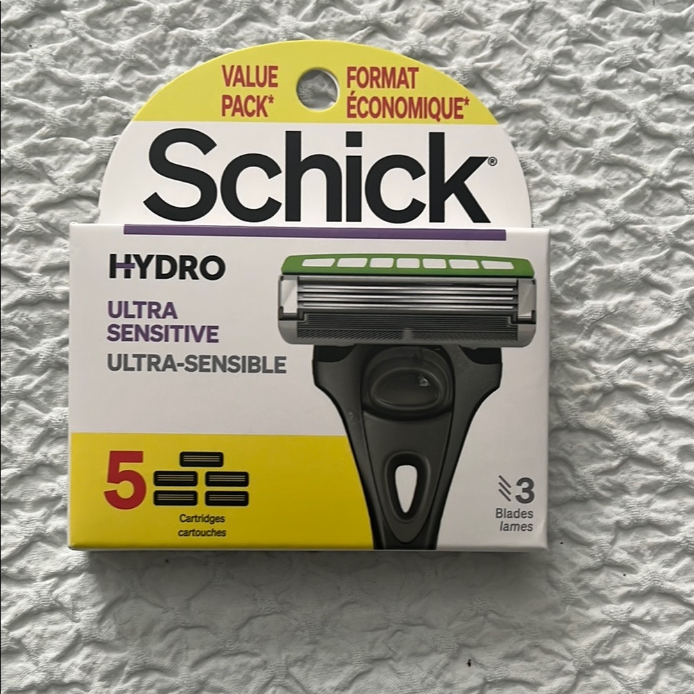 NWT Schick Hydro Ultra Sensitive Razor Blades
